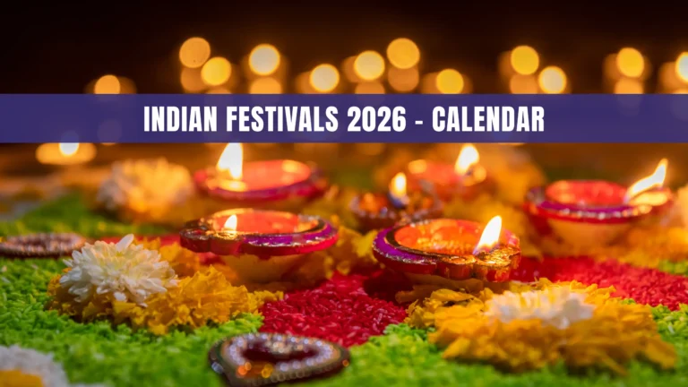 Indian Festivals 2026 – Complete Calendar with Holidays