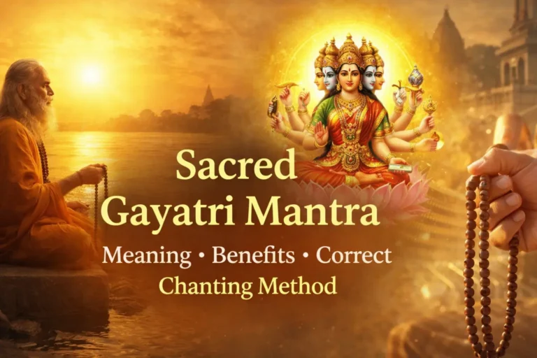 Sacred Gayatri Mantra: Meaning, Benefits & Correct Chanting Method
