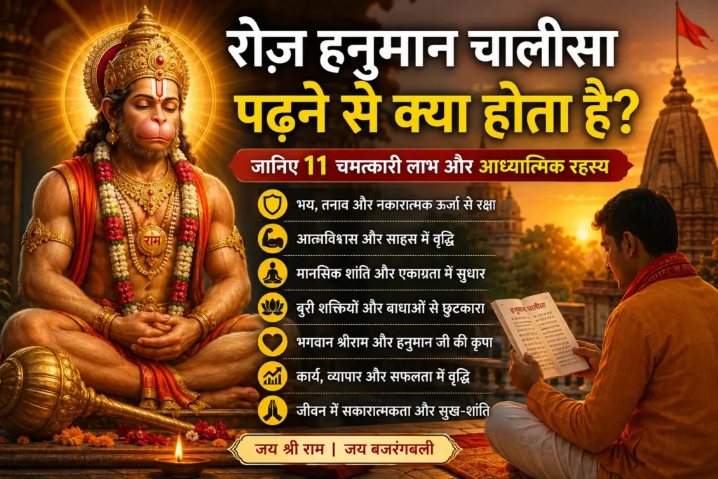 रोज़ हनुमान चालीसा पढ़ने से क्या होता है? | लाभ, महत्व और नियम