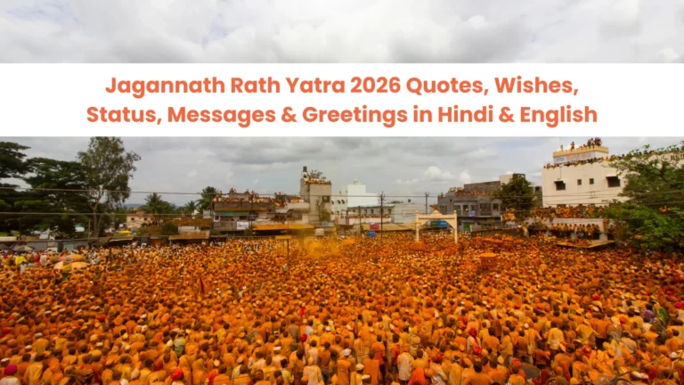 Jagannath Rath Yatra 2026 Quotes, Wishes, Status, Messages & Greetings in Hindi & English
